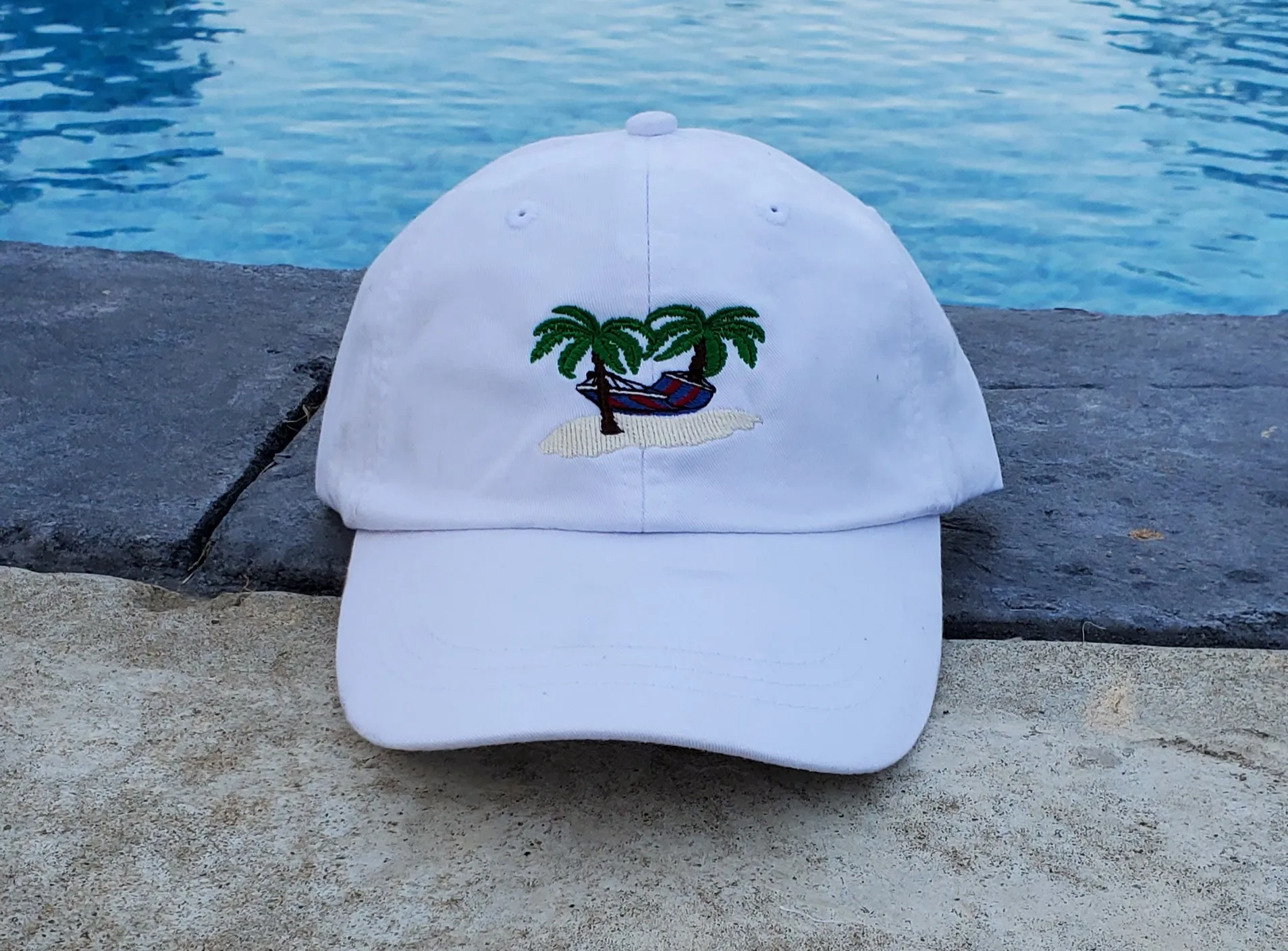 Palm Tree Beach Hammock Cap (4 optional colors)