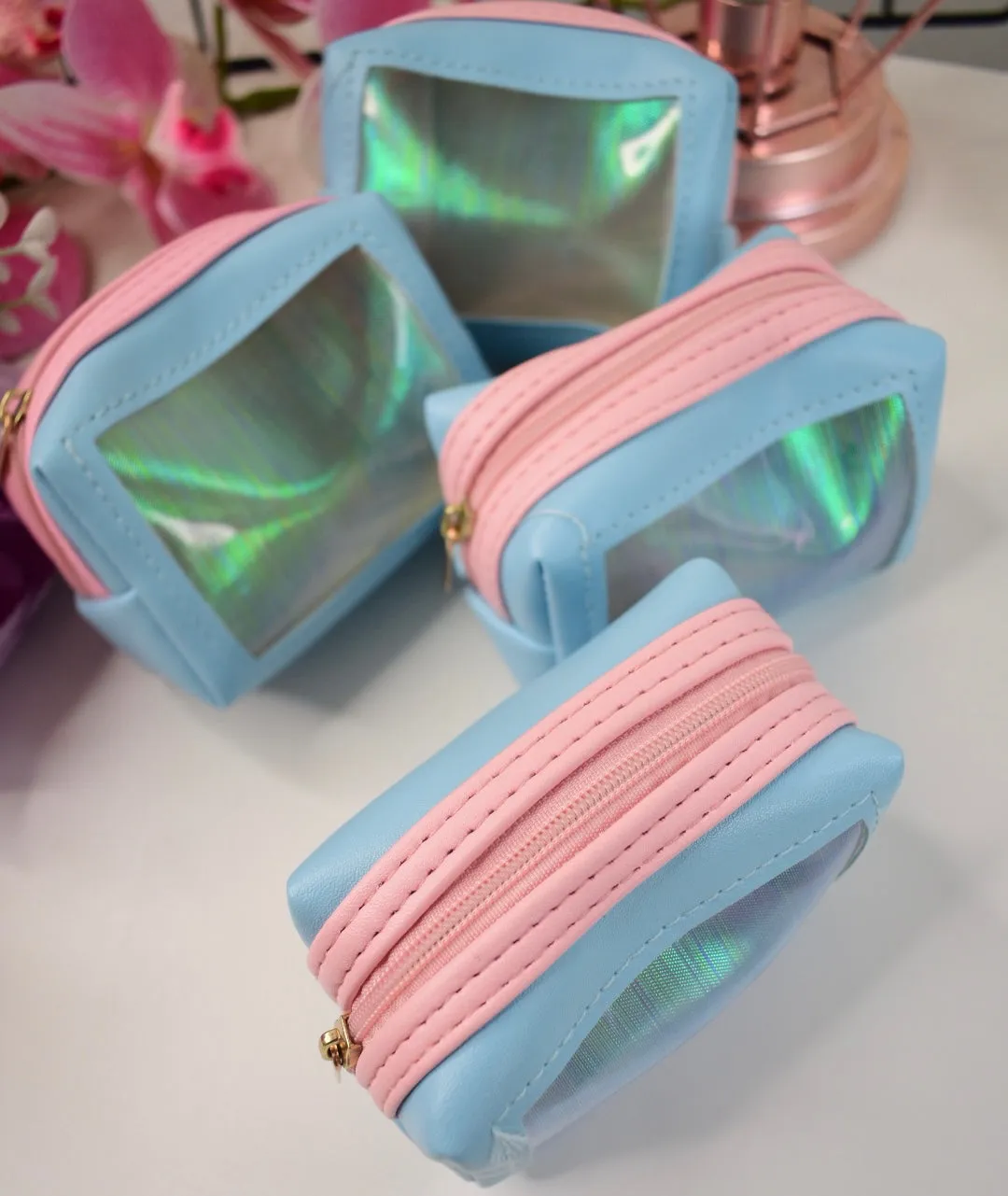Pastel Holographic Coin Pouch