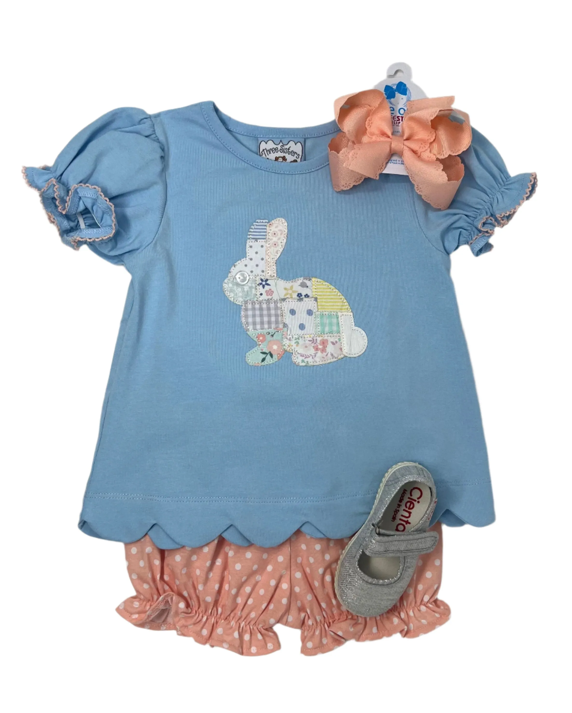 Patchwork Bunny Bloomer Set
