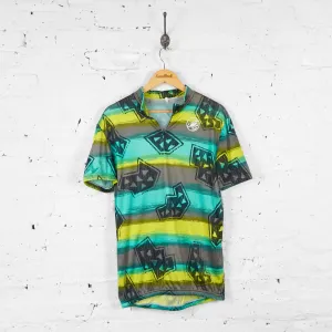 Patterned Castelli Cycling Jersey - Green - L