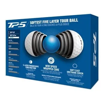 Pelotas de golf de cerveza TaylorMade TP5, paquete de 12