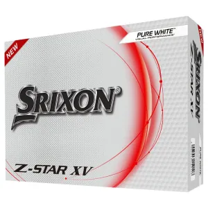 Pelotas de golf Srixon Z Star XV blancas, paquete de 12