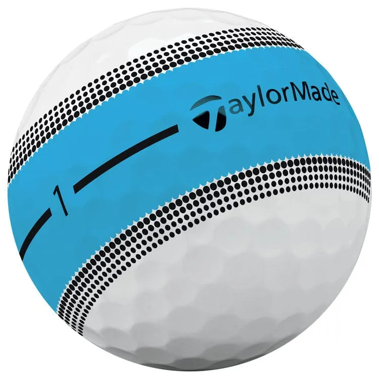 Pelotas de golf TaylorMade Tour Response Stripe, paquete de 12