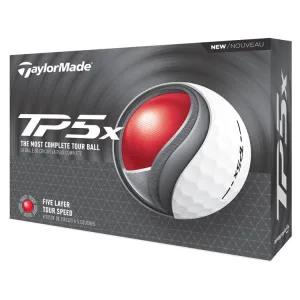 Pelotas de golf TaylorMade TP5x, paquete de 12