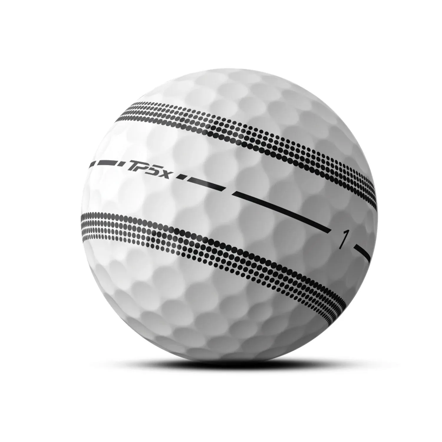 Pelotas de golf TaylorMade TP5x Stripe, paquete de 12
