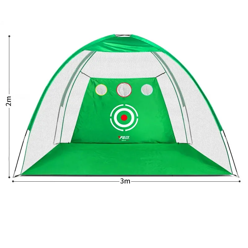 PGM 2/3m Indoor Golf Training Net Foldable Targeting Tent Cage Practice Driving Football Durable Polyester Oxford Fabric LXW013