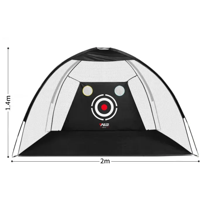 PGM 2/3m Indoor Golf Training Net Foldable Targeting Tent Cage Practice Driving Football Durable Polyester Oxford Fabric LXW013
