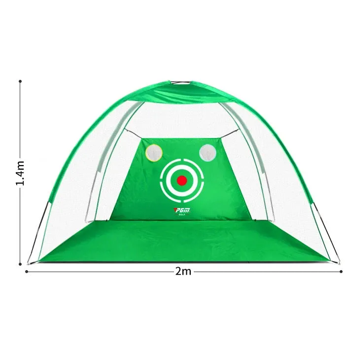PGM 2/3m Indoor Golf Training Net Foldable Targeting Tent Cage Practice Driving Football Durable Polyester Oxford Fabric LXW013
