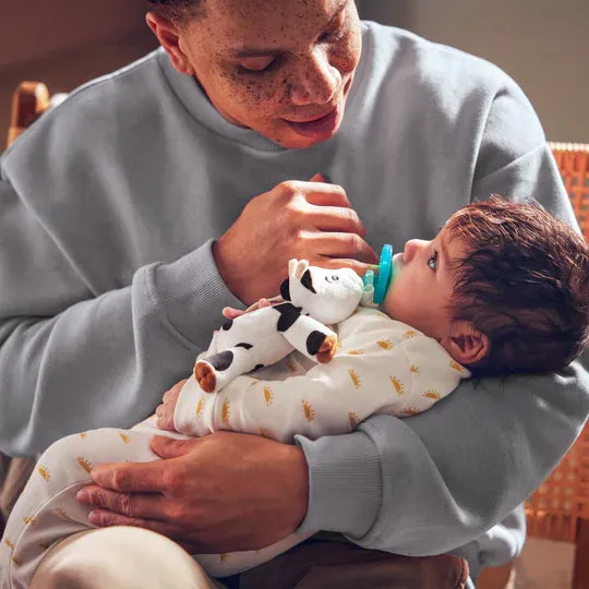 Phillips Avent Soothie Snuggle 0 Months  (Cow)