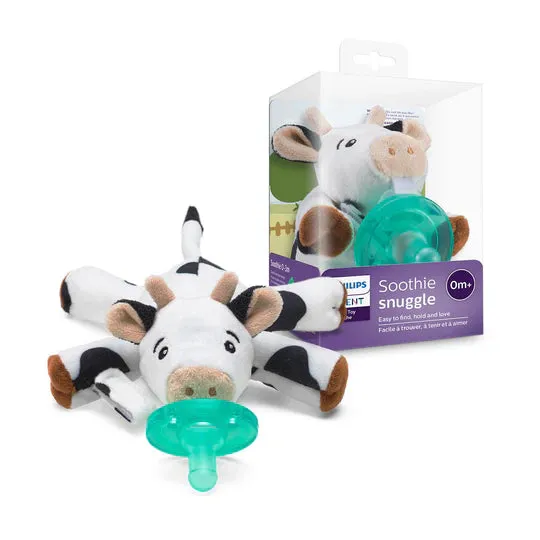 Phillips Avent Soothie Snuggle 0 Months  (Cow)