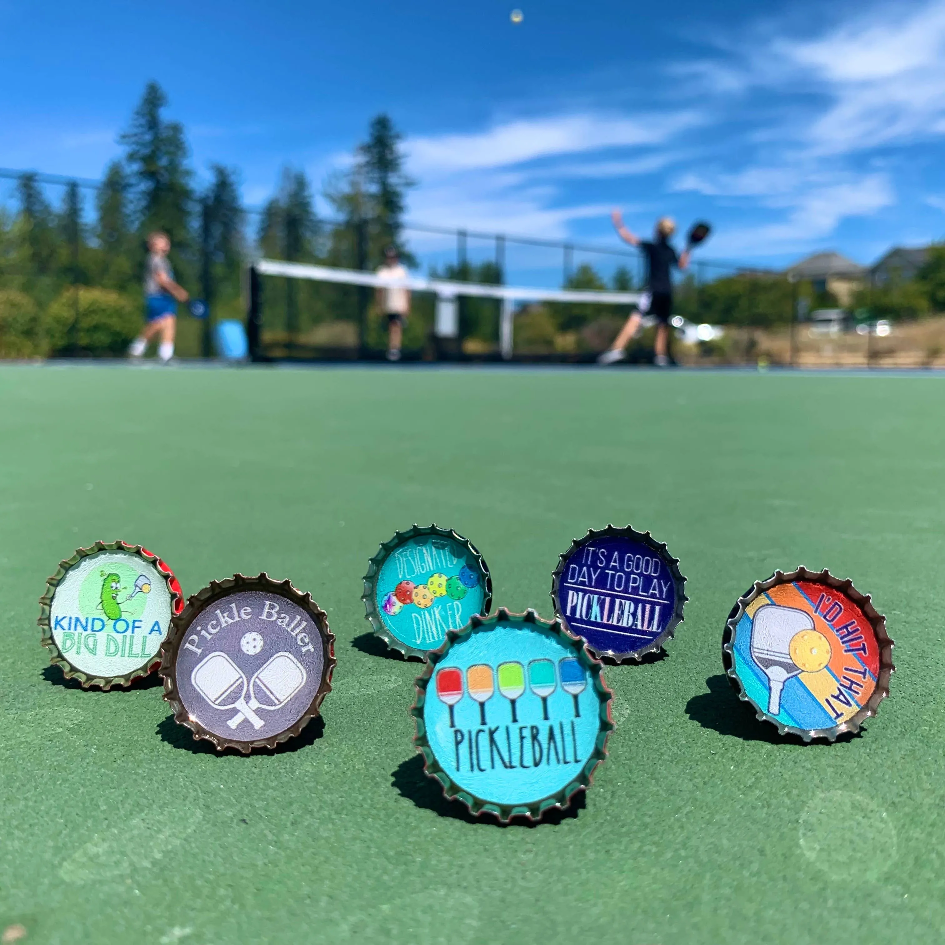 Pickleball Magnets - Summer Decor