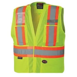 Pioneer 6933 Hi-Viz Safety Tear-Away Vest - Yellow