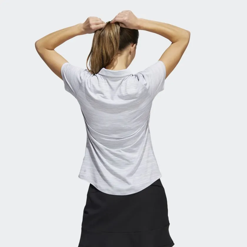 POLO ADIDAS SPACEDYE FEMME