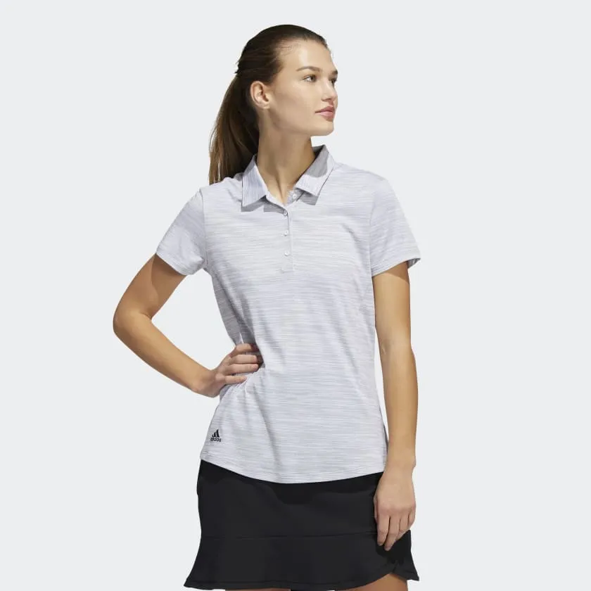 POLO ADIDAS SPACEDYE FEMME