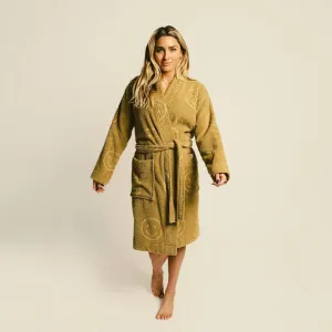 Poolside Smiley Terry Bathrobe