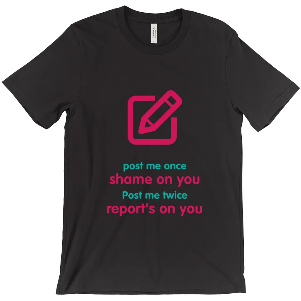 Post me Adult T-shirt (English)