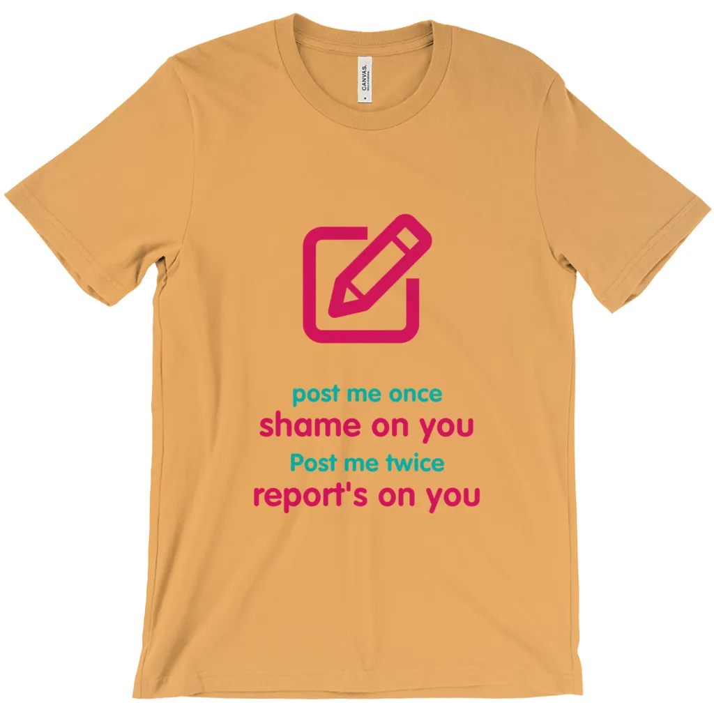Post me Adult T-shirt (English)
