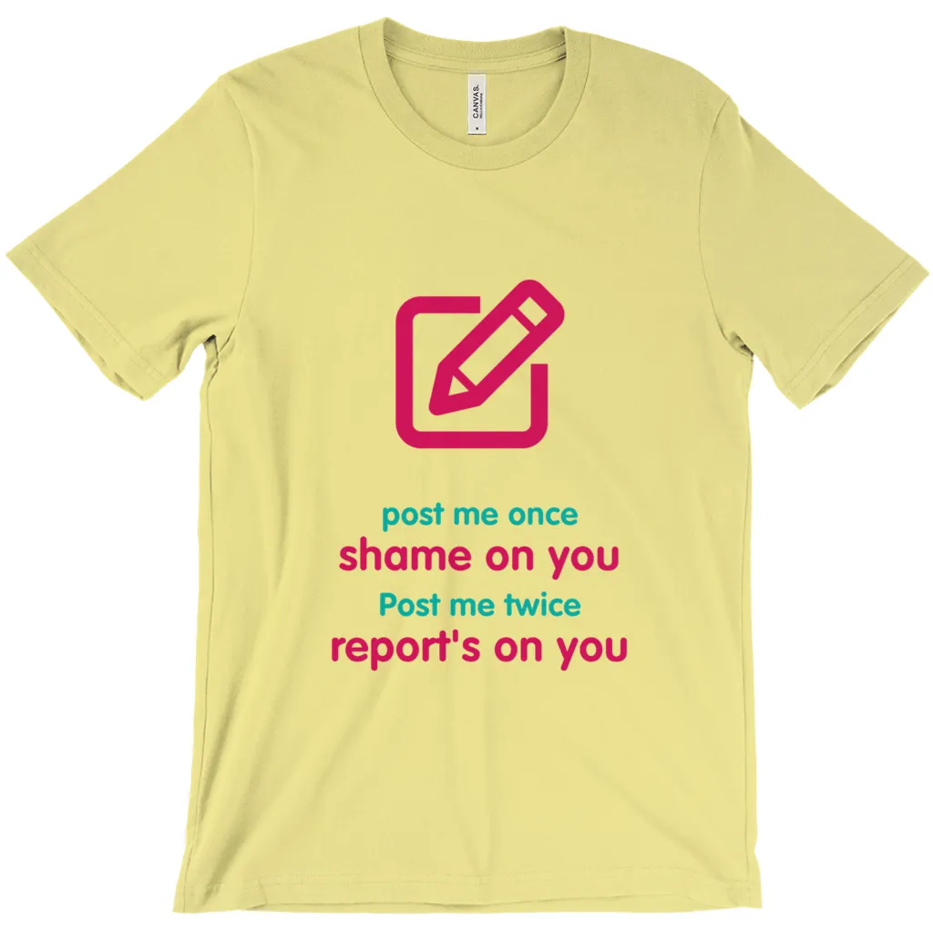 Post me Adult T-shirt (English)