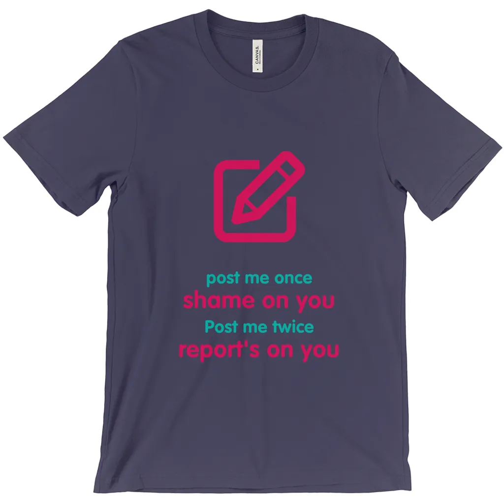 Post me Adult T-shirt (English)
