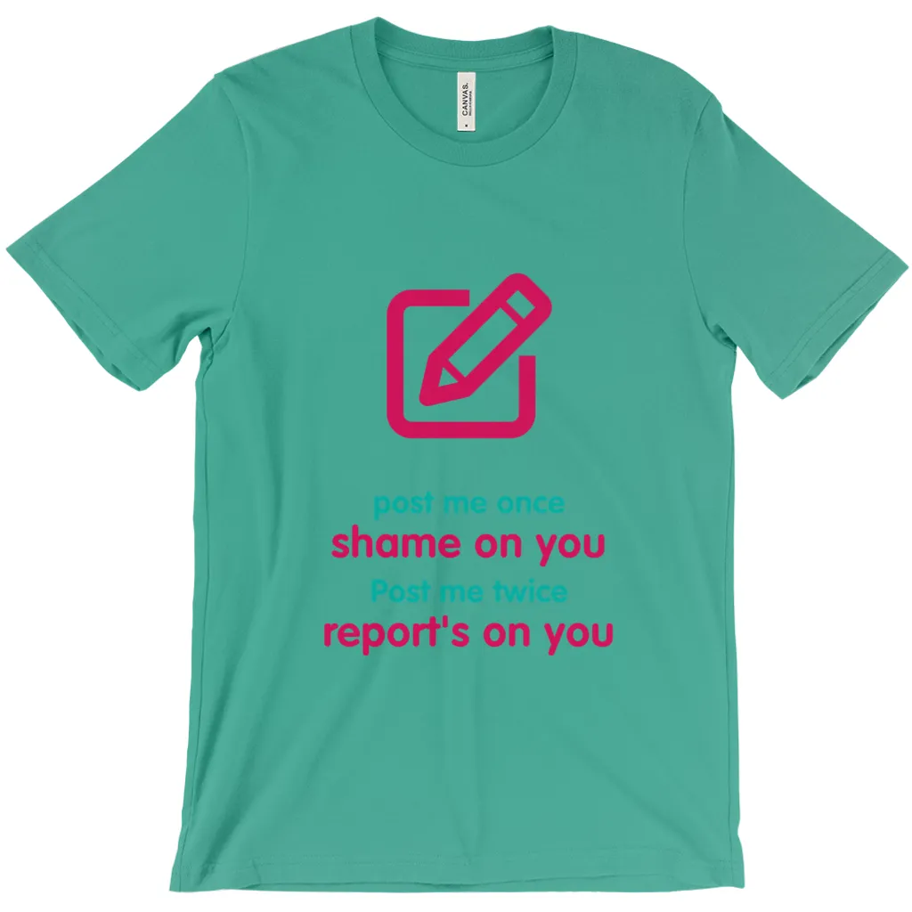 Post me Adult T-shirt (English)