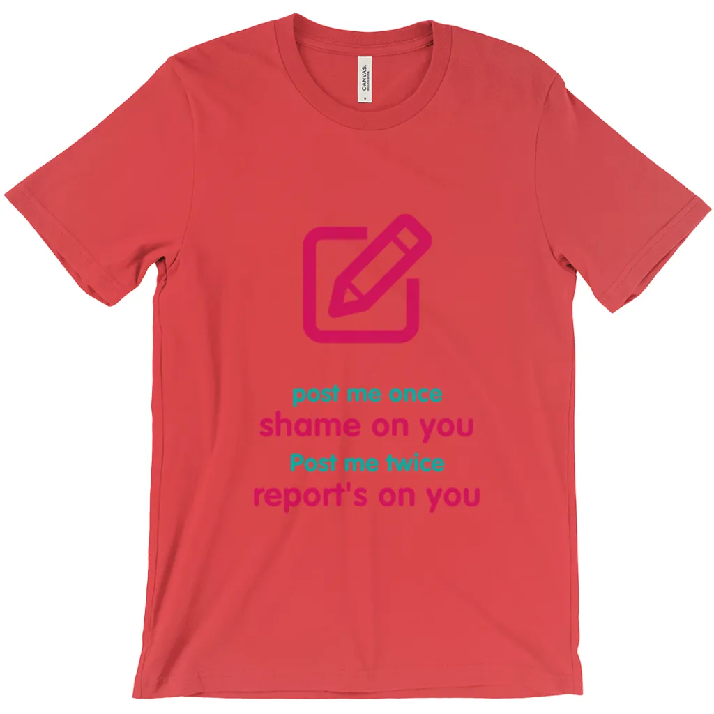 Post me Adult T-shirt (English)