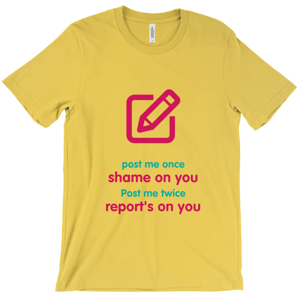 Post me Adult T-shirt (English)