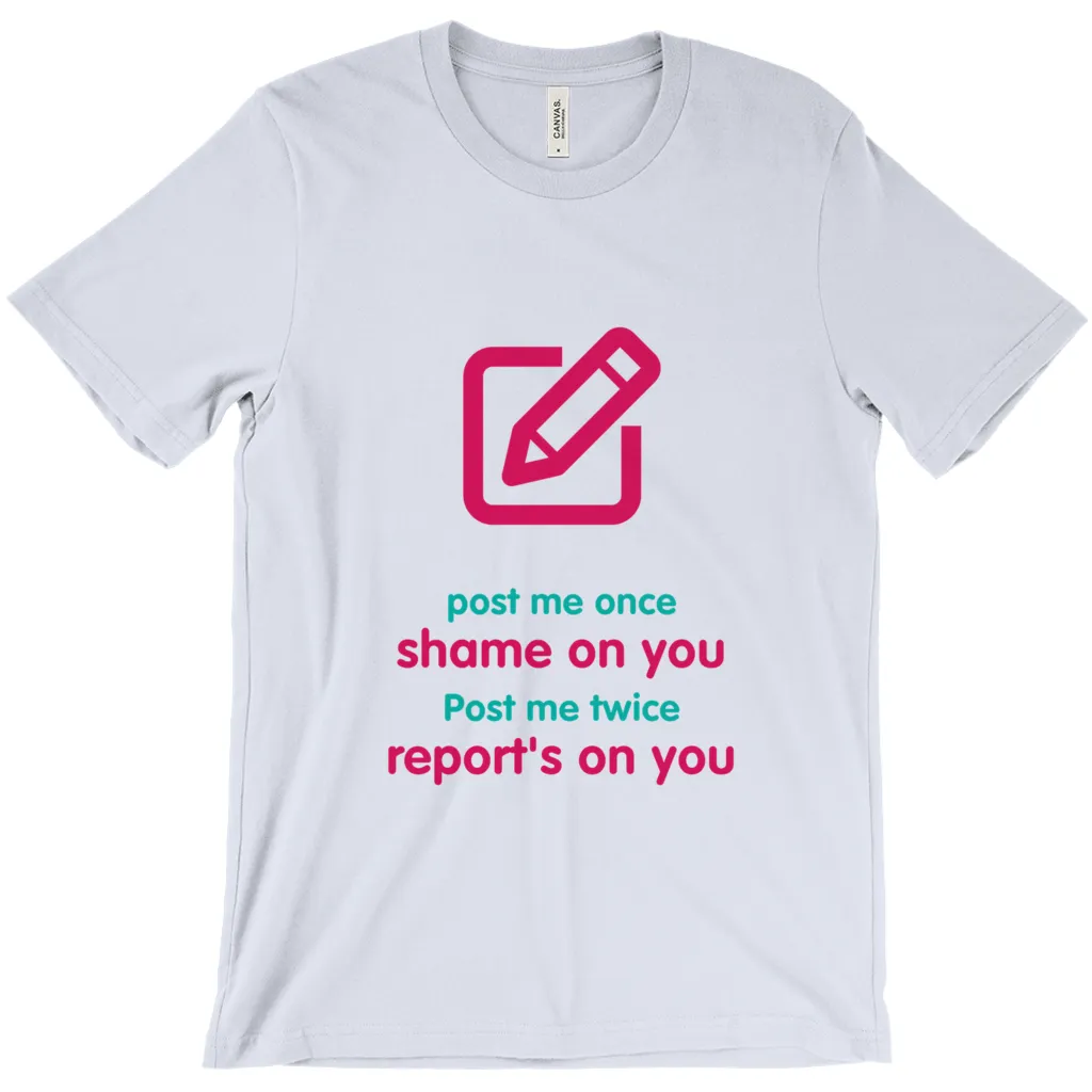 Post me Adult T-shirt (English)
