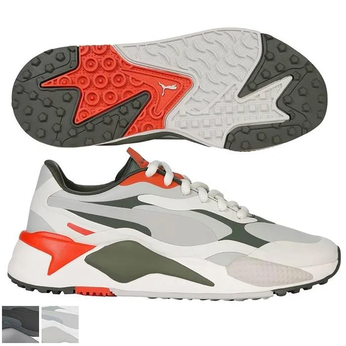 PUMA RS-G Golf Shoes 8.5 Vaporous Gray/Thyme/Pureed Pumpkin