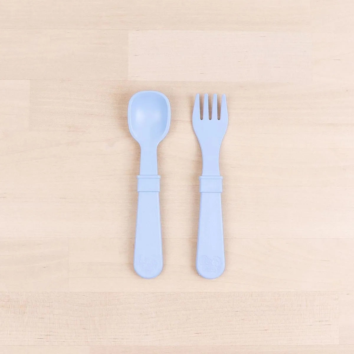 Re-Play - Toddler Utensil Pair - Ice Blue