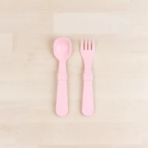 Re-Play - Toddler Utensil Pair - Ice Pink
