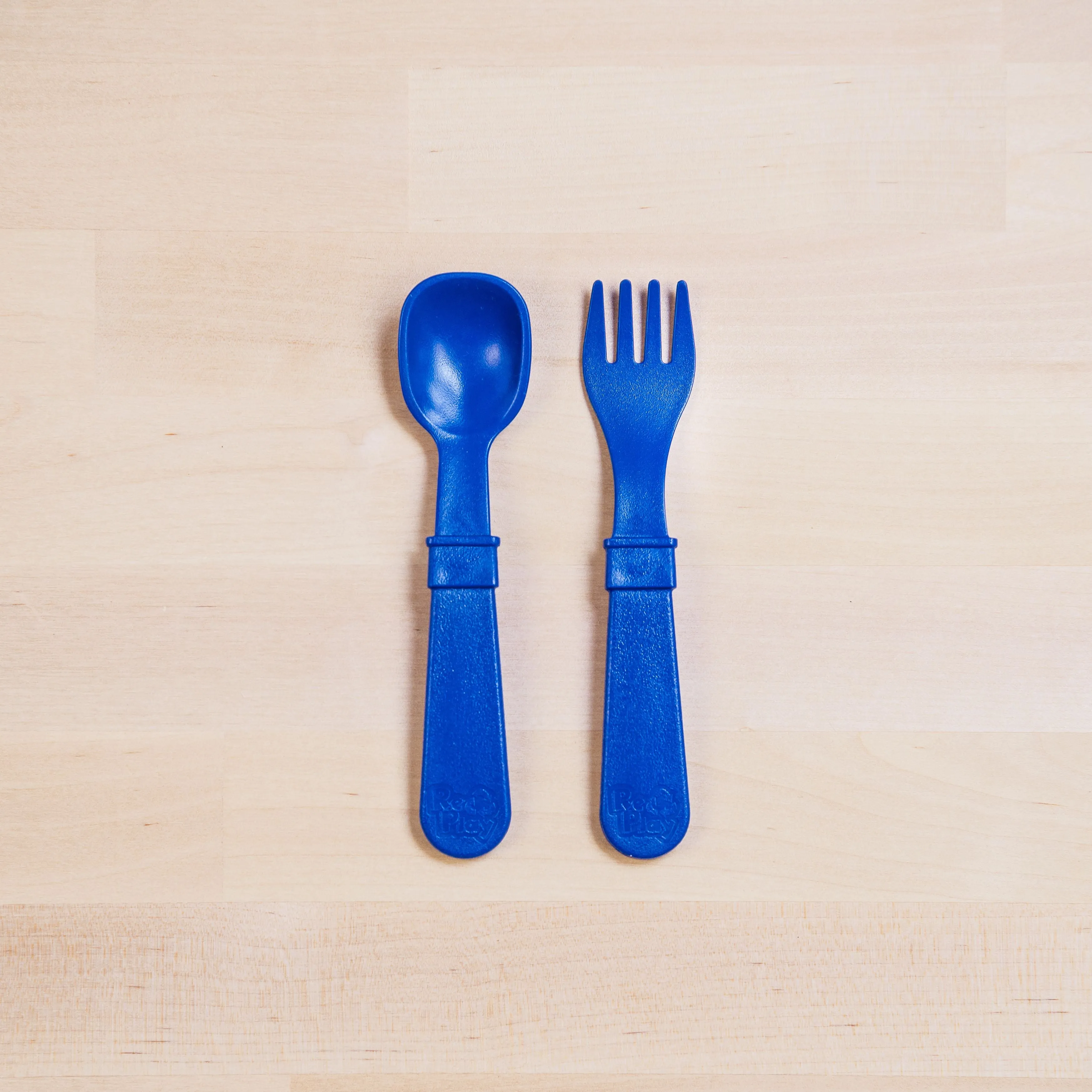Re-Play - Toddler Utensil Pair - Navy Blue