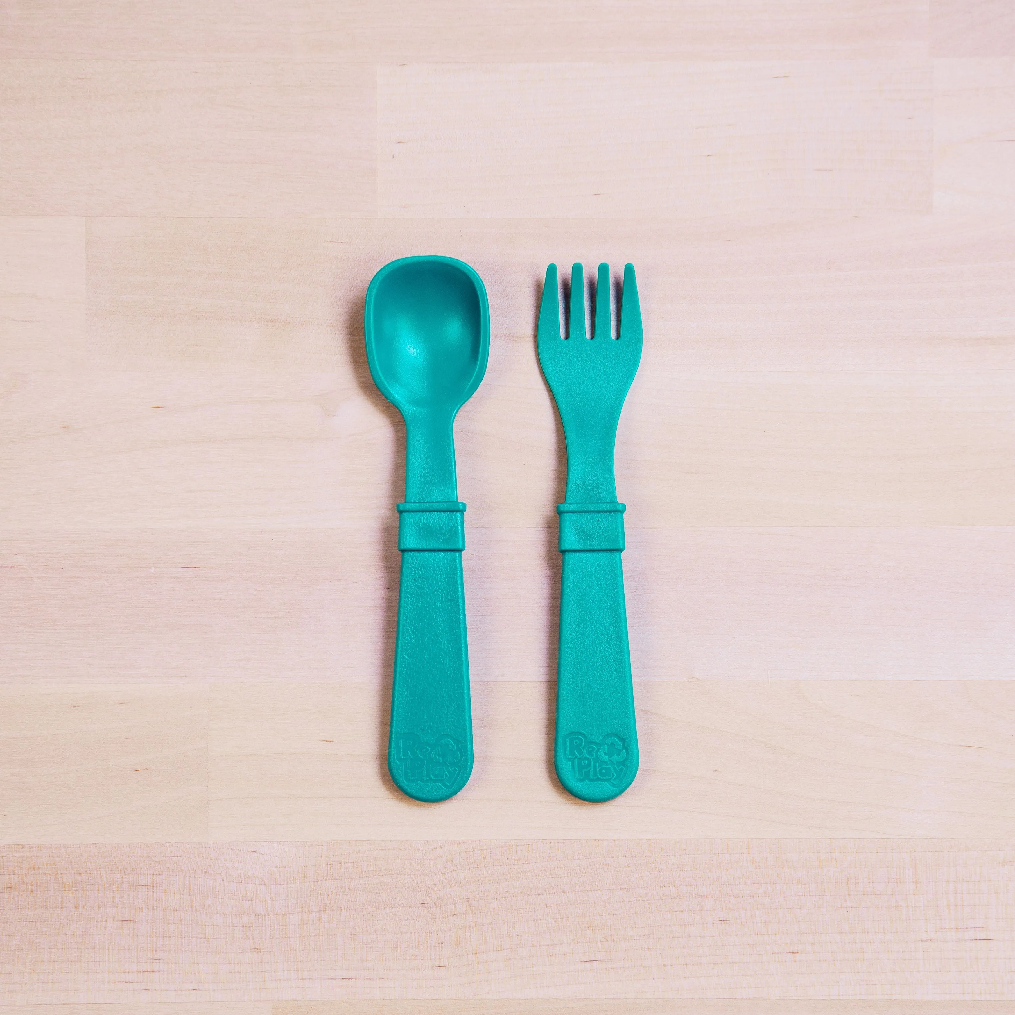 Re-Play - Toddler Utensil Pair - Teal