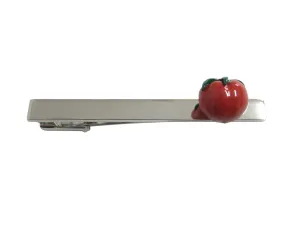 Red Tomato Square Tie Clip