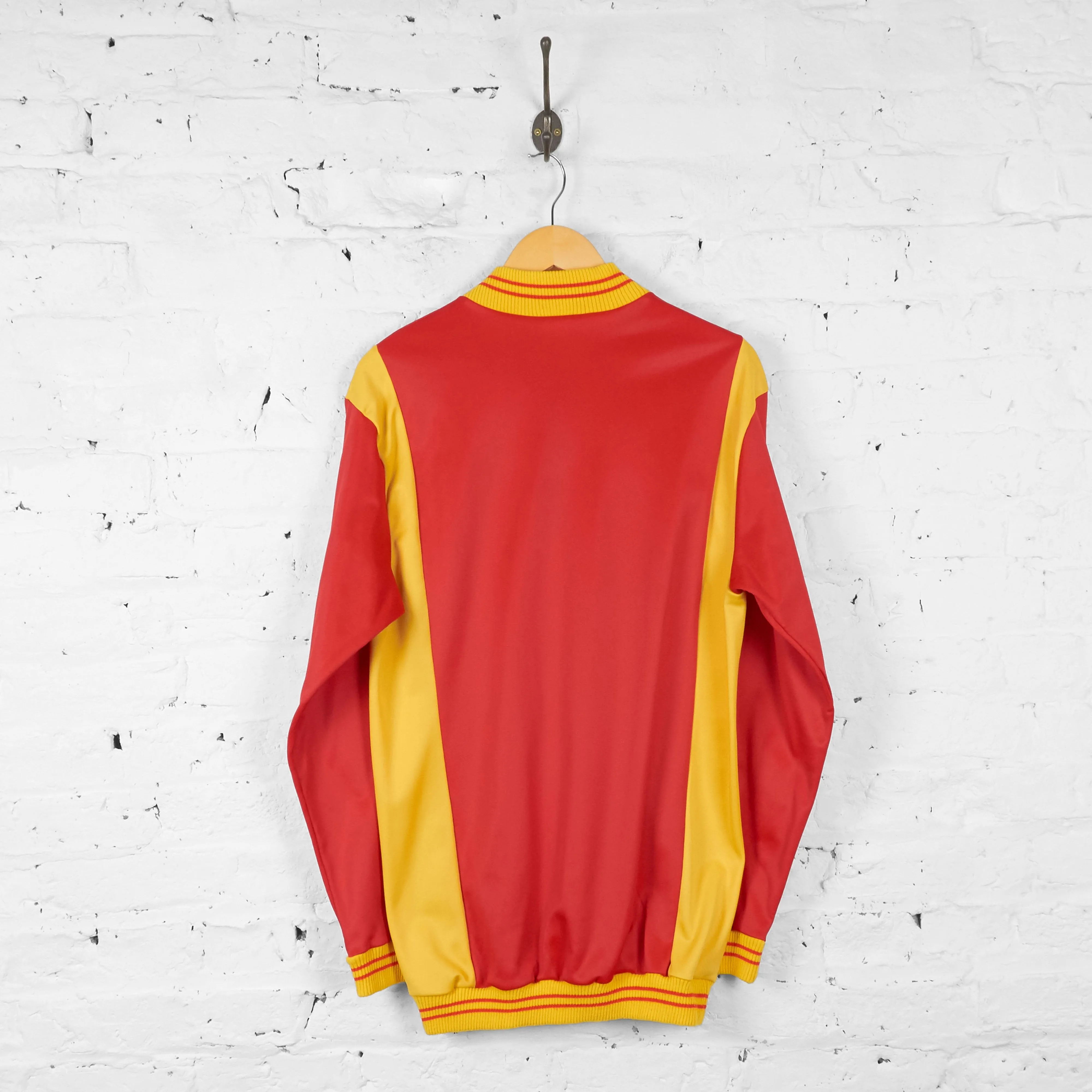 Retro Long Sleeve Cycling Top Jersey - Red - XL