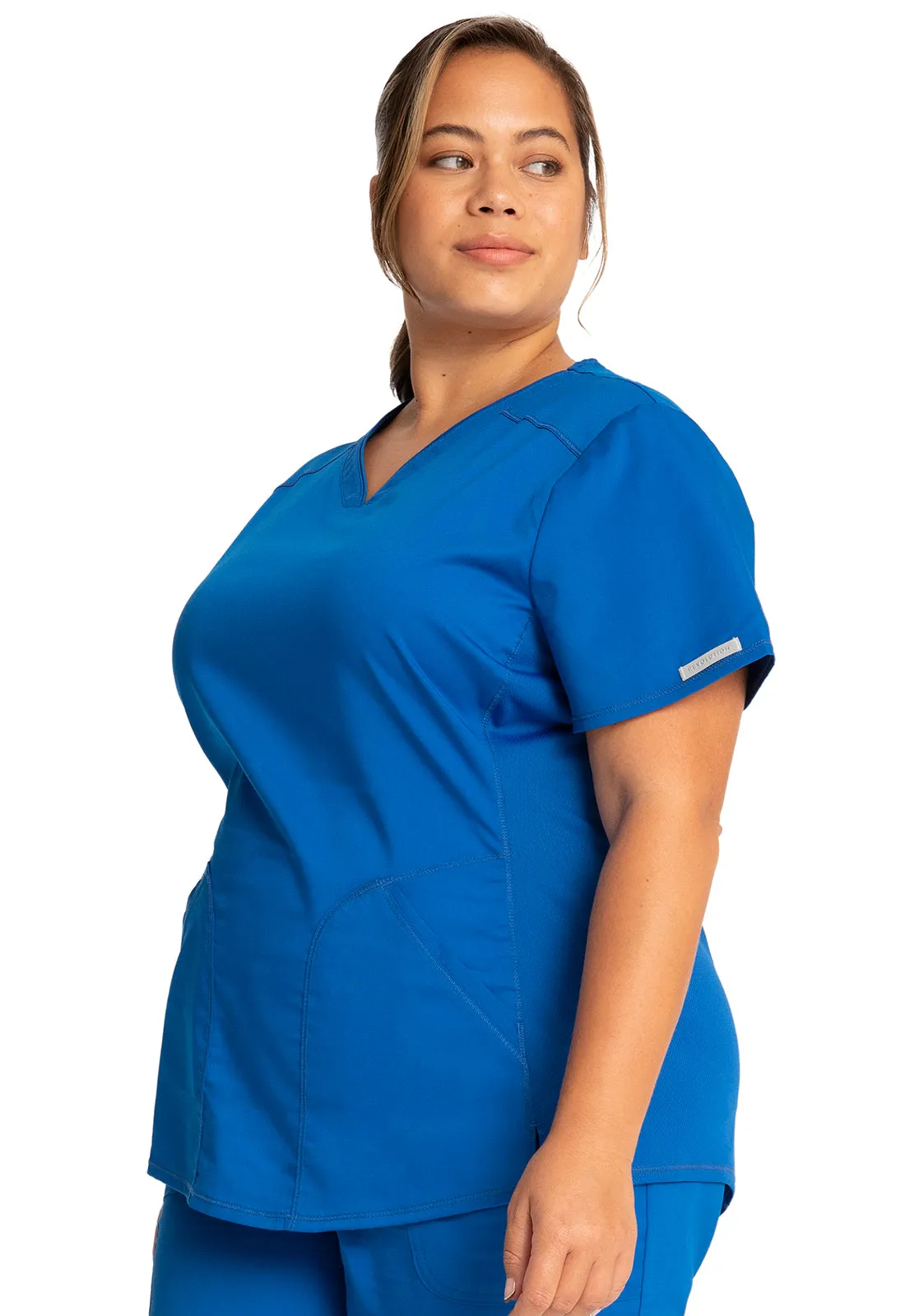 Revolution WW601 V-Neck Top Royal