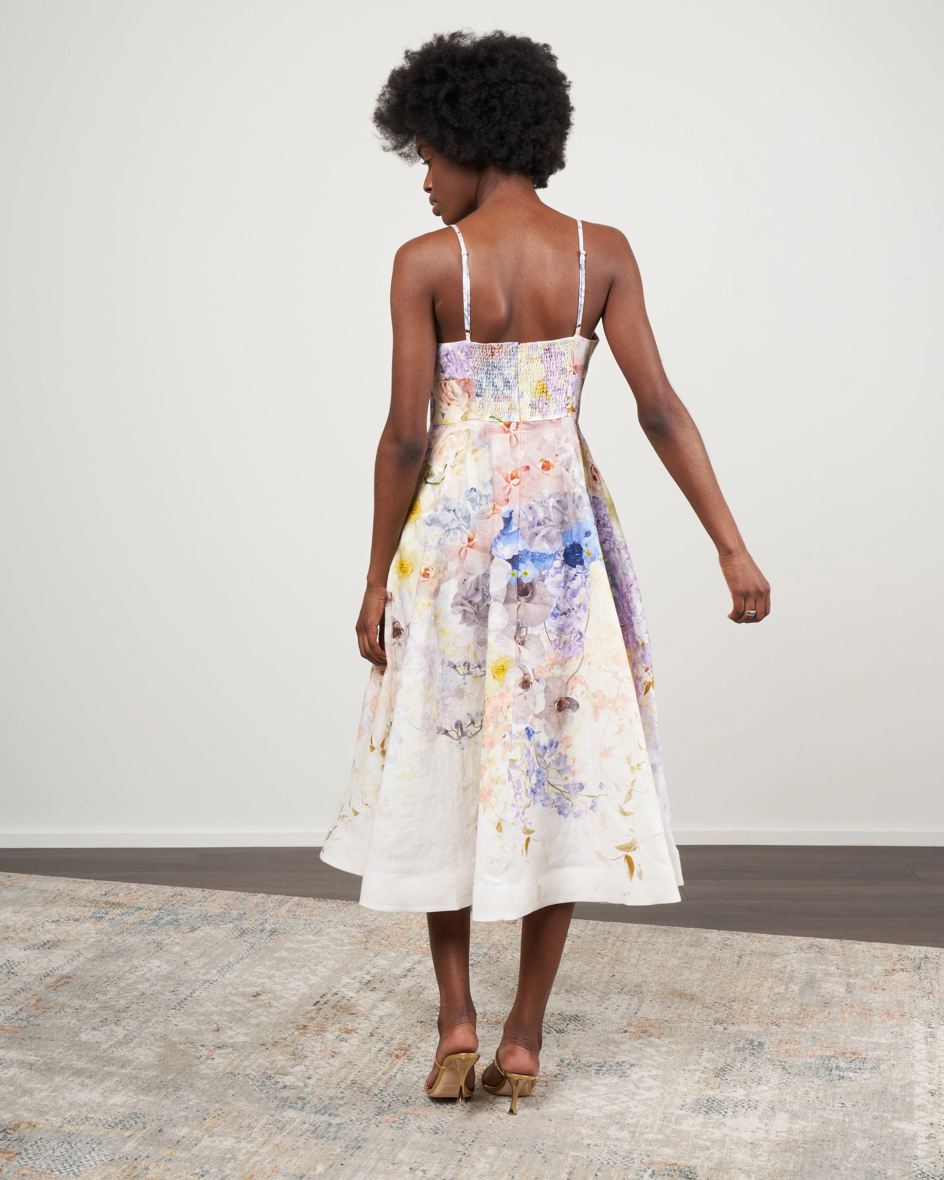 rhythmic picnic dress - citrus garden