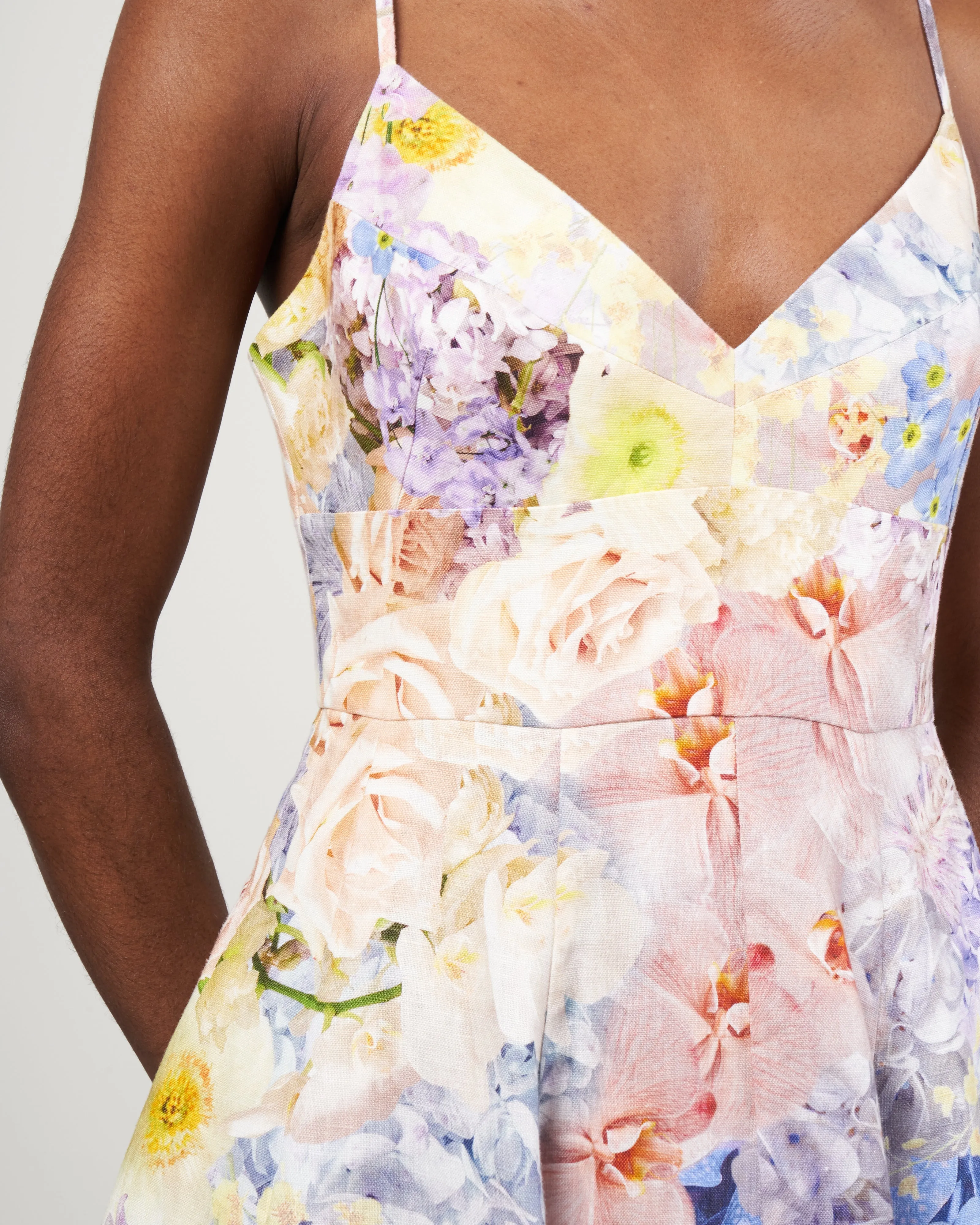 rhythmic picnic dress - citrus garden