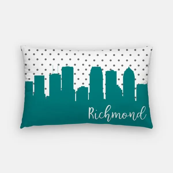 Richmond, Virginia polka dot skyline