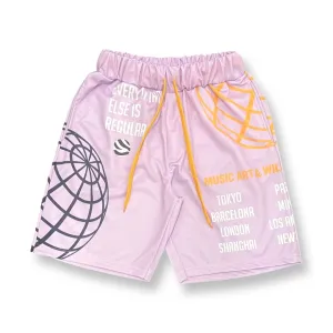 RichWierdo Worldwide Mesh Shorts( Lavender)