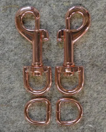Rose Gold Small 1/2in Strap Hardware -- Decorating Diva