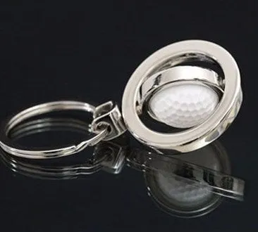 Rotating Golf Ball Key-ring Fob