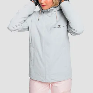 Roxy Billie 10K Snow Jacket Heather Grey - Womens