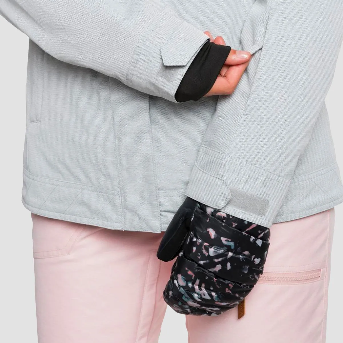 Roxy Billie 10K Snow Jacket Heather Grey - Womens