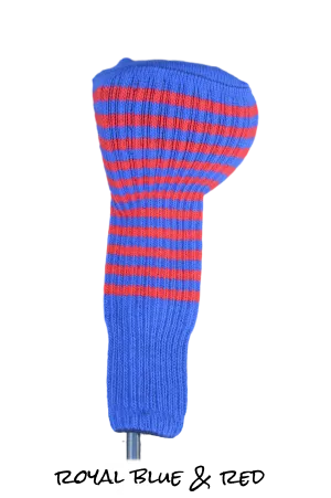 Royal Blue and Red Club Sock Golf Headcover