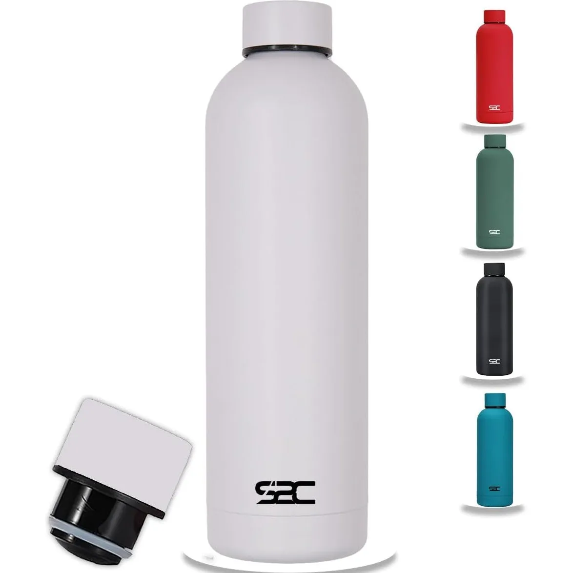 S2C Water Bottle Stainless Steel 750ml - Double Wall insulated Water Bottles for Hot Water Gym Bottle Stainless Steel Water Bottle for Kids School Flask Bottle Hot water bottle (BLUE, 750ml)
