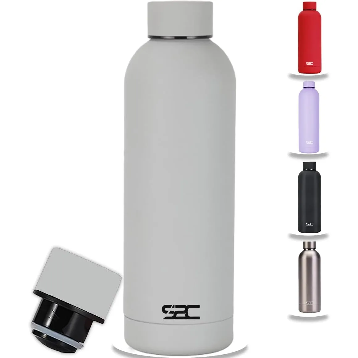 S2C Water Bottle Stainless Steel 750ml - Double Wall insulated Water Bottles for Hot Water Gym Bottle Stainless Steel Water Bottle for Kids School Flask Bottle Hot water bottle (BLUE, 750ml)