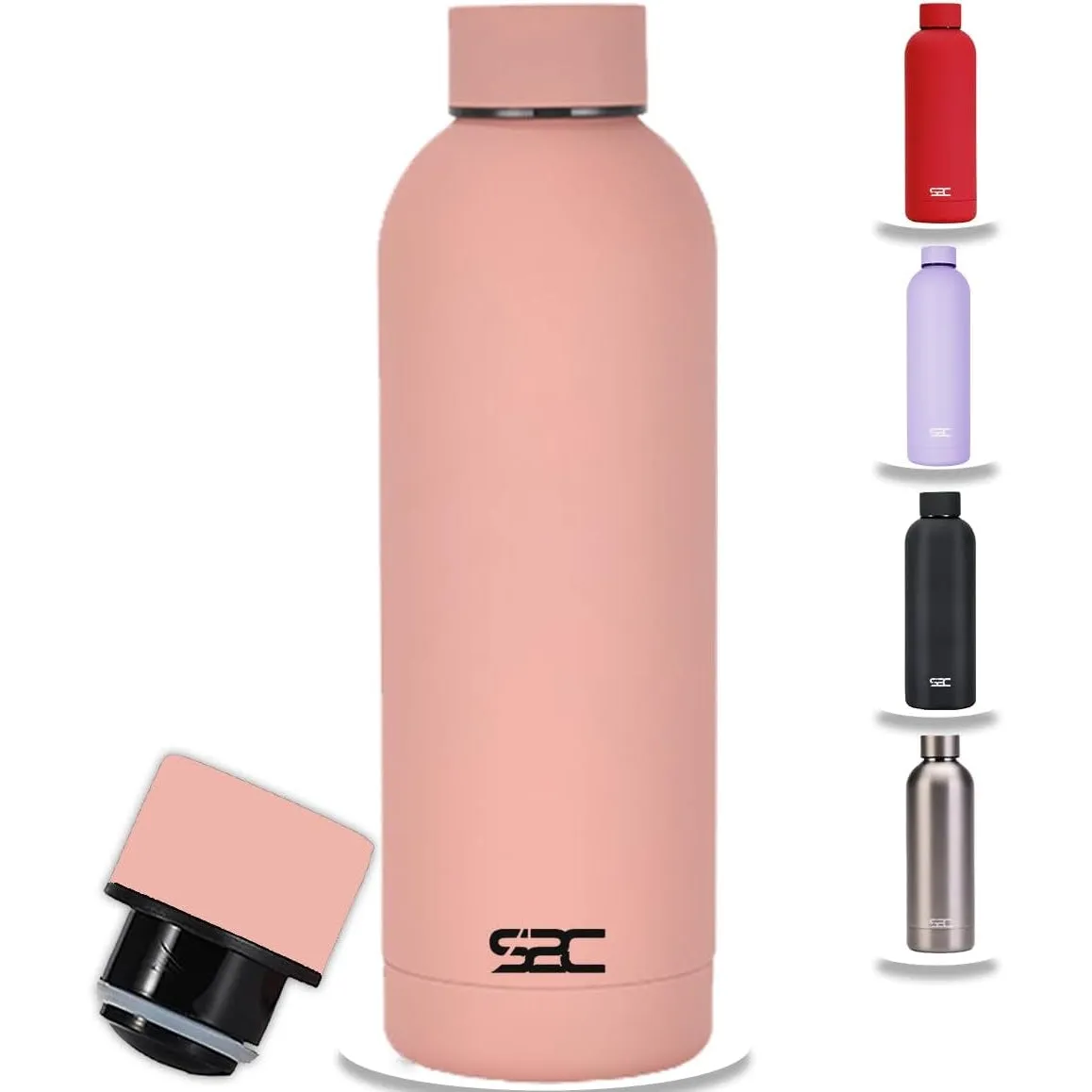 S2C Water Bottle Stainless Steel 750ml - Double Wall insulated Water Bottles for Hot Water Gym Bottle Stainless Steel Water Bottle for Kids School Flask Bottle Hot water bottle (BLUE, 750ml)