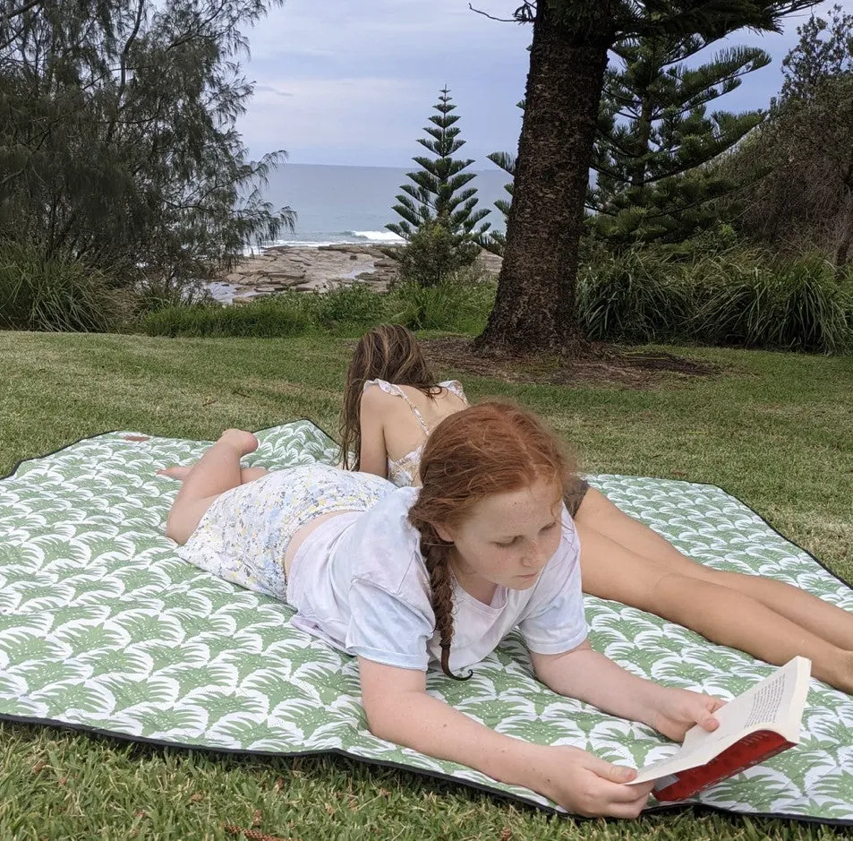 Saltwalter Picnic Co Green Palms Picnic Rug