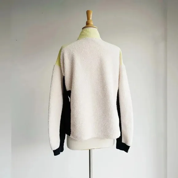 SANCTUARY | Fireside Shearling Colorblock Fleece | Best fit S