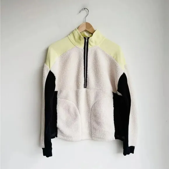 SANCTUARY | Fireside Shearling Colorblock Fleece | Best fit S